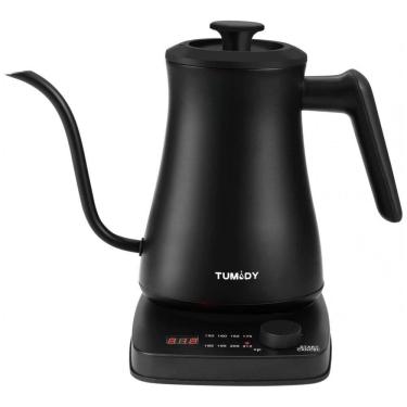 Imagem de Chaleira Elétrica 1.8L com Controle de Temperatura, 1500W, 110v, TUMIDY, Preto