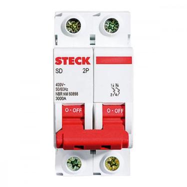 Imagem de Disjuntor Steck Din Bipolar 63A Sd62 3Ka