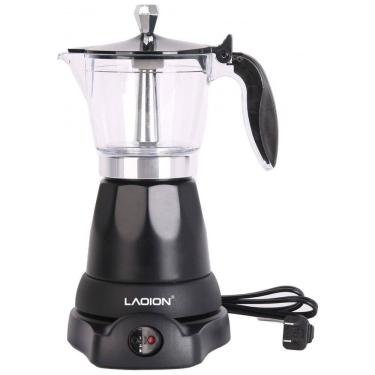 Imagem de Máquina de Café Expresso 300mL para Casa, Acampamento e Viagens, 110V, LAOION, Preta