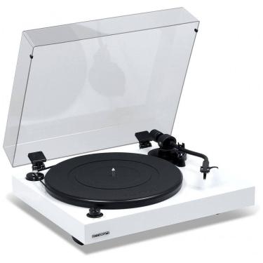 Imagem de Toca Discos Retro com Cartucho Ortofon OM10 e Controle de Velocidade, Fluance RT82, Branco