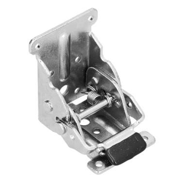 Imagem de Suporte de perna mesa dobrável com trava automática liga alumínio dobradiça 90 acessórios ferragem móveis rotação 120 resistente ao desgaste corrosão