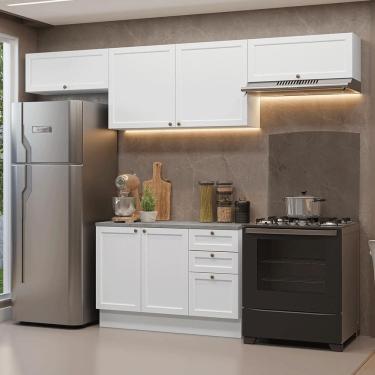 Imagem de Armário de Cozinha Completa 280 cm Branco Vik Madesa 01