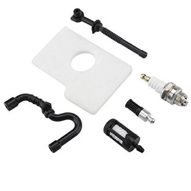 Imagem de Peça De Aparador De Corda De Motosserra, Filtro De Combustível De Ar, Conjunto De Kit De Vela De Ignição, Para MS170 MS180 017 018 Conjunto De Kit De Motor De Motosserra Com Filtro De Ar Do Coletor De