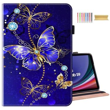 Imagem de Dteck Capa para Galaxy Tab S5e, capa fólio de couro PU premium à prova de choque com suporte para caneta, capa carteira protetora de TPU macio para tablet Samsung Galaxy Tab S5e de 10,5 polegadas,