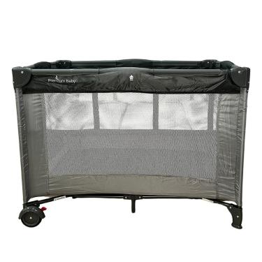 Imagem de Berço Cercado Infinity Premium Baby Gray/Cinza Desmontável