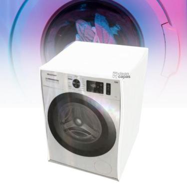 Imagem de Capa para lavadora frontal brastemp 10kg bnf10ab transparente - Clean 
