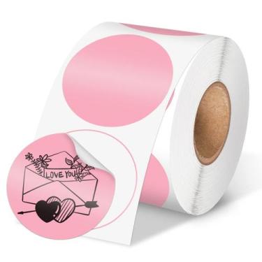 Imagem de Etiquetas Térmicas Phomemo Color Circle - 5cm, Autoadesivas (750/Rolo)
