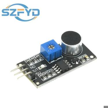 Imagem de Módulo Sensor De Som Para Arduino MAX4466 MAX9814 Interruptor De Contr