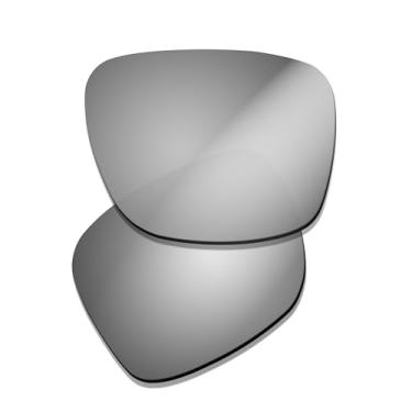 Imagem de Prizo ORL Lentes de reposição polarizadas para óculos de sol Oakley Holbrook Ti OO6048 - Multicores, Irídio preto, M