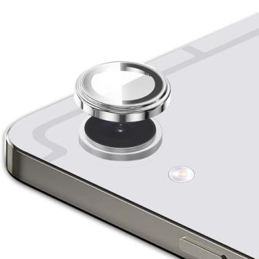 Imagem de Zeking (2 conjuntos) Protetor de lente de câmera compatível com Samsung Galaxy Tab S11 X730/X736, nitidez HD resistente a arranhões, borda de alumínio 9H ultrafina, capa de lente de metal individual