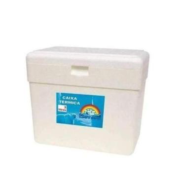 Imagem de Caixa Térmica Isopor 5 Litros Gelo Cerveja Refri Isoterm, 5 litros, Ep