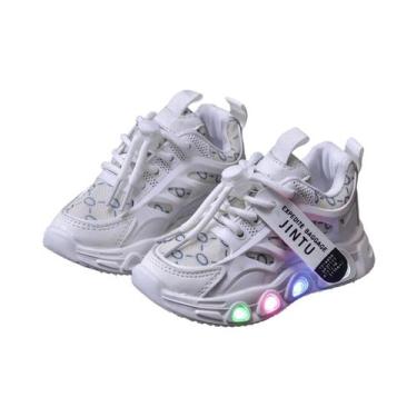 Imagem de Tênis Esportivos Com Luzes LED Para Crianças, Primavera Verão, Calçado