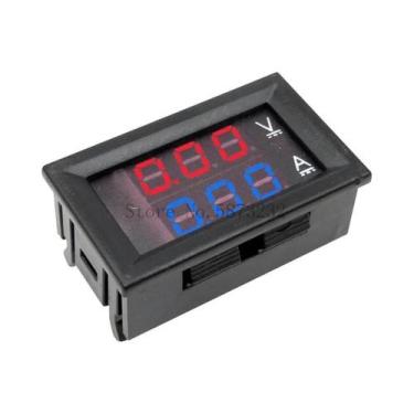 Imagem de Mini Voltímetro Com Display LED Duplo, Amperímetro DC 0-100V 100A, Tes
