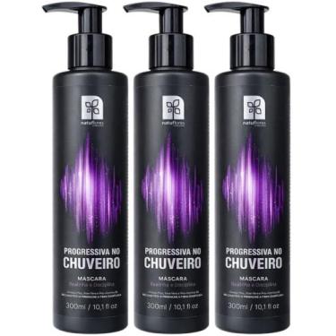 Imagem de MASCARA PROGRESSIVA DE CHUVEIRO 300ml NATUFLORES 3un