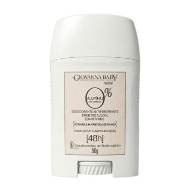 Imagem de Desodorante Giovanna Baby Neutral 0% Alumínio e Álcool 48h Stick 50g
