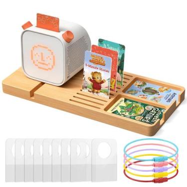 Imagem de Suporte de madeira para cartões RIBOTS para Yoto Player 3ª geração