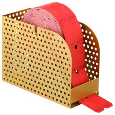 Imagem de MorningRo Suporte de bilhete de rifa, dispensador de bilhetes de rifa, caixa giratória, tambor para eventos de rolagem, entrada, recompensa, arrecadação de fundos, dispensador de prêmios