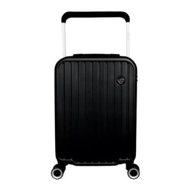 Imagem de Mala de Viagem Bordo Monaco Padrão ANAC 10kg 4 Rodas Duplas (Preto)