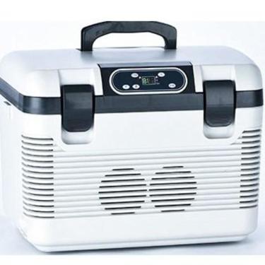 Imagem de Geladeira 19 Litros Refrigerador Portátil Mini Cooler 19l Aquece Resfria Frigobar