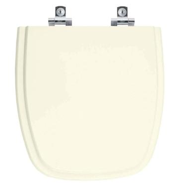 Imagem de Assento Sanitário Soft Close Angra Bege Claro Para Vaso Logasa