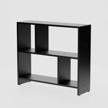 Imagem de Estante Infantil Nicho Organizador Criança Armário Para Brinquedos Preto