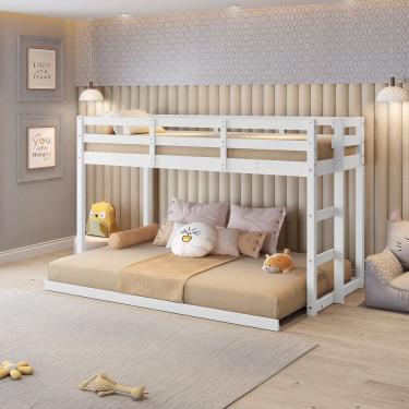 Imagem de Beliche Extensível Infantil Family Casatema Branco