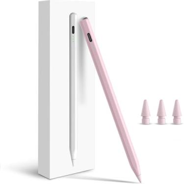 Imagem de Lápis para Apple iPad A16 10ª geração, caneta Stylus de carga rápida para iPad A16/11-6ª geração 2025-2018, Air 27.9 cm/33.0 cm M3/M2/5th-3rd, Pro 33.0 cm/27.9 cm/M4/32.8 cm, Mini A17 Pro/6/6/5ª