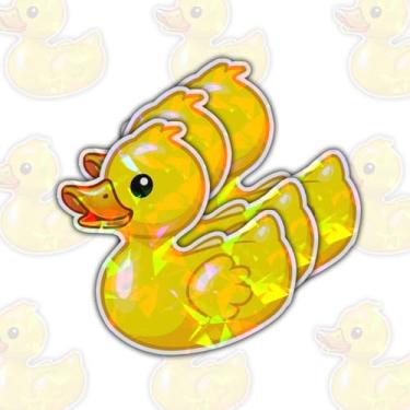 Imagem de (3 peças) Adesivo de pato amarelo meme engraçado decalque de pato fofo, adesivo de vinil de pato, adesivo de pato de borracha - adesivos para laptop, garrafa de água, telefone, carro, janela, capacete