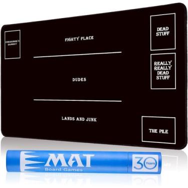 Imagem de MTG Playmat Biouai costurado para Magic The Gathering com estojo tubul