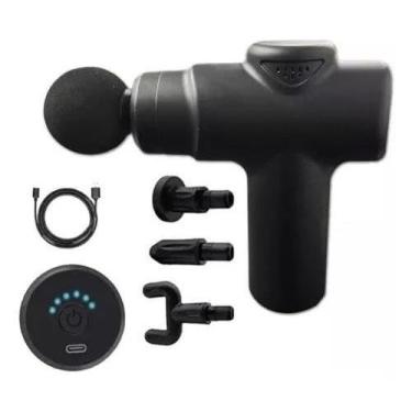 Imagem de Mini Massageador Portátil Profissional Muscular 6 Velocidade(Preto)