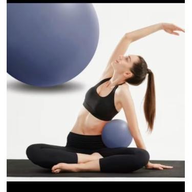 Imagem de Mine Bola PVC 25cm de Pilates, Yoga, Exercícios de Reabilitação, Treino, Alongamento, Fisioterapia. Ideal Para Quem Busca Melhorar Equilíbrio, Força, Flexibilidade e Postura