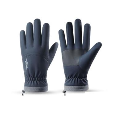 Imagem de Luvas de neve unissex de inverno à prova d'água – Luvas térmicas à prova de vento para esportes ao ar livre, trabalho diário