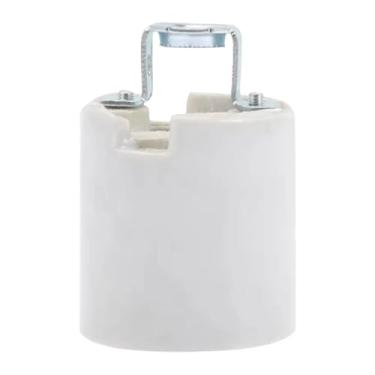 Imagem de Ioensy 2x Soquetes de cerâmica para lâmpadas de aquecimento E26, luminária de mesa criativa, a altas temperaturas e confiável.