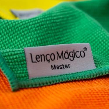 Imagem de Kit 3 Lenço Mágico Master Microfibra Limpeza Óculos Grau Solar Lentes Telas Celular 15x15 320g Alta Absorção Macio Lavável Reutilizável Ótica