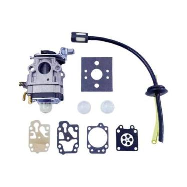 Imagem de Carburador De 15mm Para Motor De Cortador De Grama 49CC 52CC Compatíve