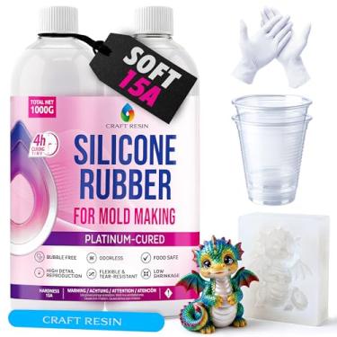 Imagem de Kit de fabricação de moldes de silicone (15A) (1000 g)