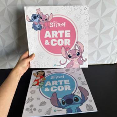 Imagem de Livro para colorir Stitch lilo e Angel de desenhos com 36 páginas pres
