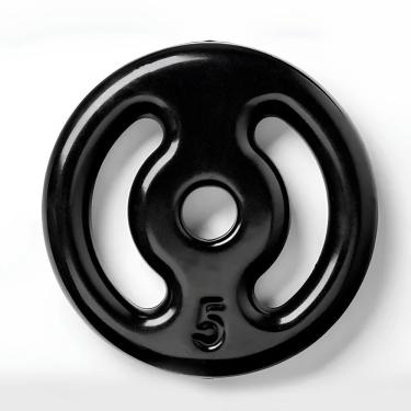 Imagem de Anilha Revestida 5kg Ferro Fundido com Revestimento em PVC Iniciativa Fitness