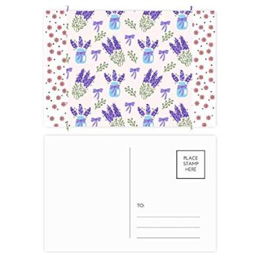 Imagem de Flores plantas, lavanda, decoração, Natal, Natal, celebração, cartão postal Blessing Mailing Card