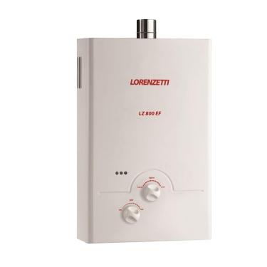 Imagem de Aquecedor de Água a Gás  Lorenzetti 800EF-B GN - Bivolt