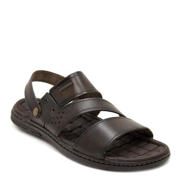 Imagem de Sandália Masculina Pegada 131224 Couro Cravo  masculino