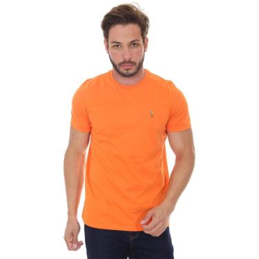 Imagem de Camiseta Ralph Lauren Masculina Essential Color Icon Laranja-Masculino