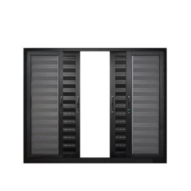 Imagem de Janela de Alumínio Veneziana 120x150cm 6 Folhas Suprema Hale Esquadria