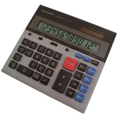 Imagem de Calculadora Sharp QS-2130 de 12 Digitos - Cinza
