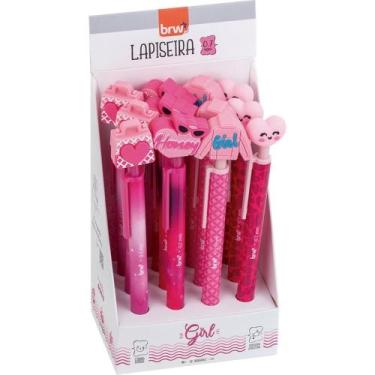 Imagem de Lapiseira 0.7MM Divertida GIRL Plástica - 4 Modelos, Display com 12 Un