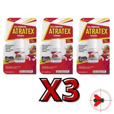Imagem de Kit Com 3 Atratex Isca Para Formiga Doceira Vermelha - Singra Química