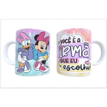 Imagem de Caneca Porcelana Você é a Irmã Que eu Escolhi Est.Amizade Minnie e Mar