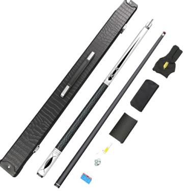 Imagem de Taco de sinuca, bastão de taco de sinuca de 147 cm, bastão de sinuca, taco de bilhar de bordo canadense, taco de sinuca profissional para esportes de mesa de sinuca de bar e casa (C taco de sinuca +