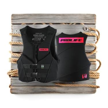 Imagem de Colete Salva Vidas Neoprene Homologado Classe V Prolife V4, Rosa, M (3