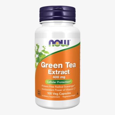 Imagem de Extrato de Chá Verde 400 mg 100 Cápsulas Vegetais - Now Foods